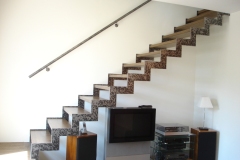 Escalier contemporain Haute Savoie